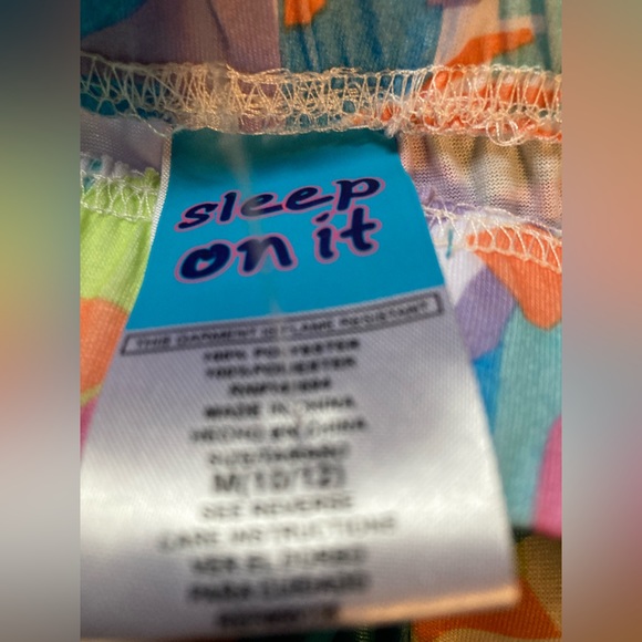 Sleep on it brand, size medium 10/12, 3 piece set, pajamas - Picture 5 of 6